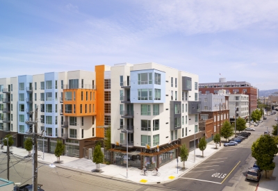 Exterior view of 200 Second Street in Oakland, California.