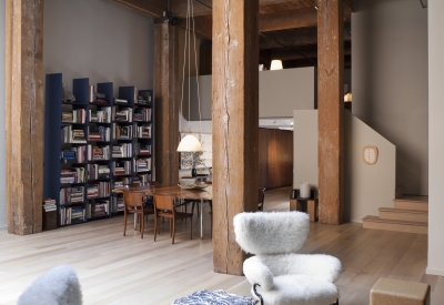 Loft interior at 355 Bryant Lofts in San Francisco.