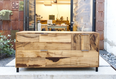  Custom credenza prototype for Hotel Healdsburg in Healdsburg, Ca.