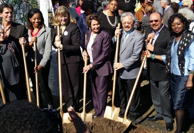 Ground breaking at Dr. George Davis Senior Building in San Francisco.