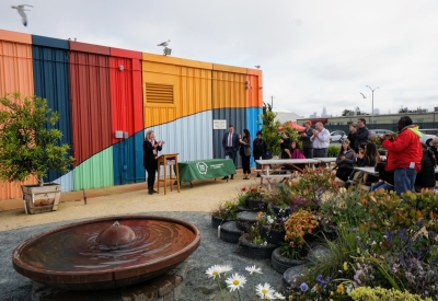 Grand opening of Gather Garden in San Francisco.