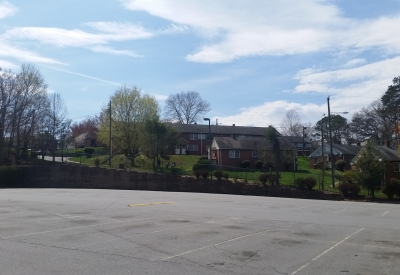 Exterior view of Lee Walker Heights site in Asheville, North Carolina.