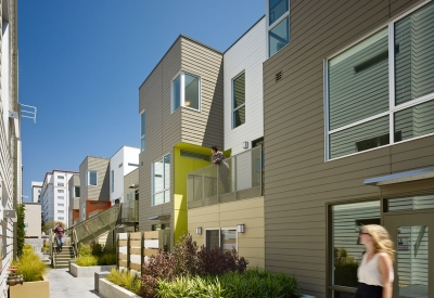 Courtyard at Fillmore Park in San Francisco.