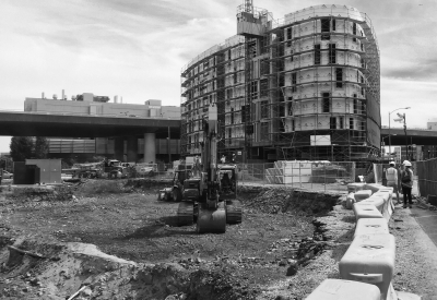 Construction at Potrero 1010 in San Francisco, CA.