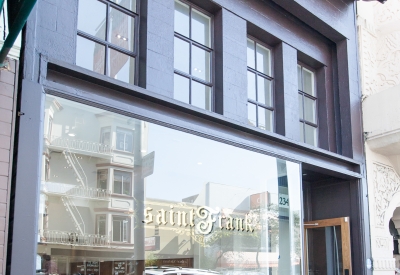 Exterior of Saint Frank Coffee in San Francisco.