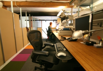 Mezzanine inside David Baker Architects Office in San Francisco.