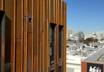Exterior detail of 855 Brannan in San Francisco.