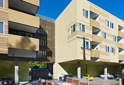 Exterior view of La Valentina Station in Sacramento, Ca.