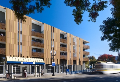 Exterior view of La Valentina Station in Sacramento, Ca.