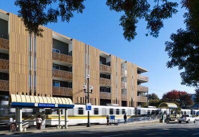 Exterior view of La Valentina Station in Sacramento, Ca.