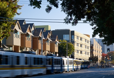 Exterior view of La Valentina Station in Sacramento, Ca.