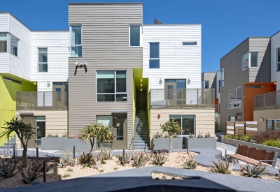 Courtyard at Fillmore Park in San Francisco.