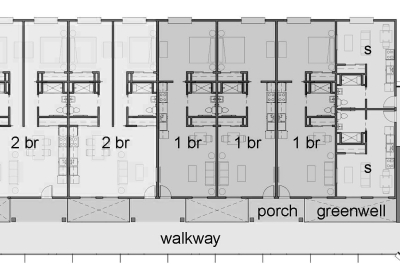 Site plan for Baby Boomerang in Seattle, Washington.