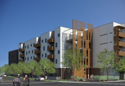 Rendered view of Rivermark in Sacramento, Ca.
