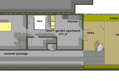 Shotwell Compound site plan, including Zero Cottage in San Francisco.