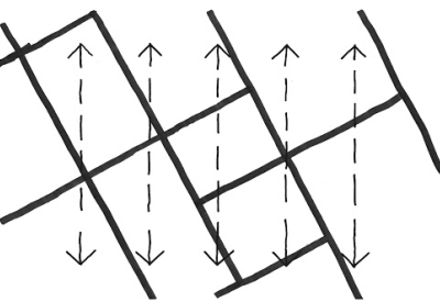 Site grid for Gather Garden in San Francsico.