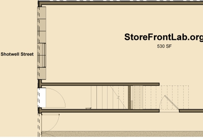 Site plan for StoreFrontLab in San Francisco.