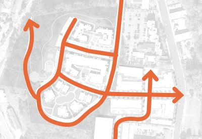 Diagram of Lee Walker Heights site in Asheville, North Carolina.