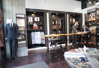 Interior retail view of 300 Ivy in San Francisco, CA.