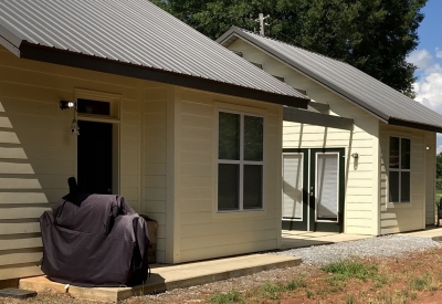 Duplex-style cottage at Union Village in Talladega, Alabama.