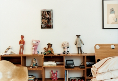 Bedroom detail inside Shotwell Design Lab in San Francisco.