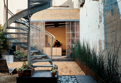 Courtyard at Shotwell Design Lab in San Francisco.