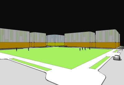 The bland park rendering alternative of humanCITY.