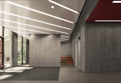 Rendering of interior of 388 Fulton in San Francisco, CA.