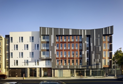 North elevation of Richardson Apartments in San Francisco.