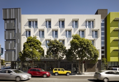 West elevation of Richardson Apartments in San Francisco.