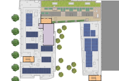 Richardson Apartments roof plan