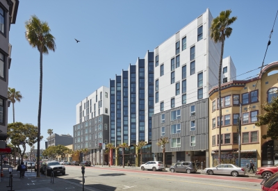 La Fénix at 1950 Mission Street view from north.