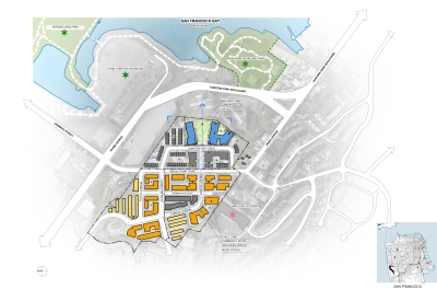 Context plan for Hunter’s View Phase 3 in San Francisco, Ca.