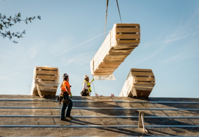 Construction of one of the REALIZE-CA projects.