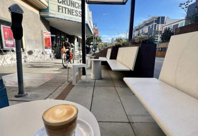 Custom Saint Frank Parklet in San Francisco.