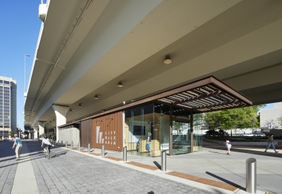 Exterior view of City Walk in Birmingham, Alabama.