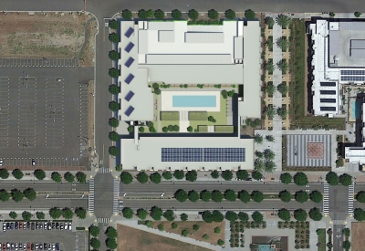 Top view site plan for Union Flats in Union City, Ca.