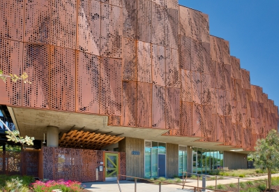 Exterior view of the entrance to Blue Oak Landing in Vallejo, California.