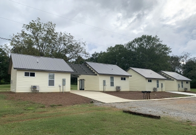 Exterior view of Union Village in Talladega, Alabama.