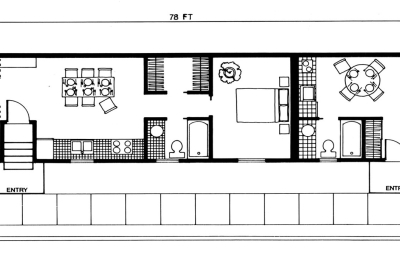 Site plan for Spaghetti House in Berkeley, California.