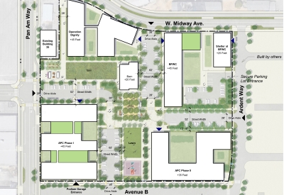 Site plan for RESHAP Alameda Point in Alameda, Ca.