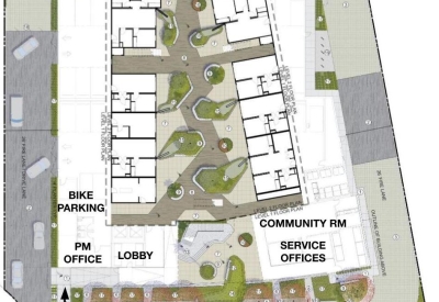 Level one site plan for 355 Sango Court in Milpitas, Ca.