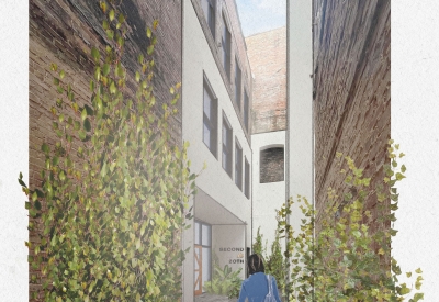Exterior rendering 2nd & 20th in Birmingham, Alabama.