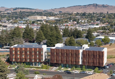 Aerial view of Blue Oak Landing in Vallejo, California.