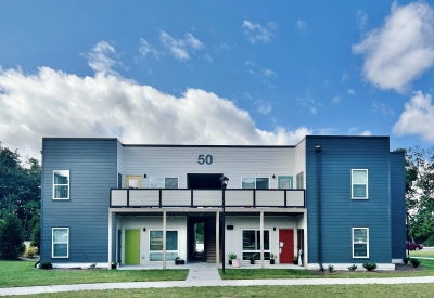 Exterior view of Maple Crest at Lee Walker Heights.