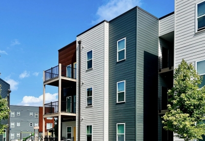 Exterior view of Maple Crest at Lee Walker Heights.