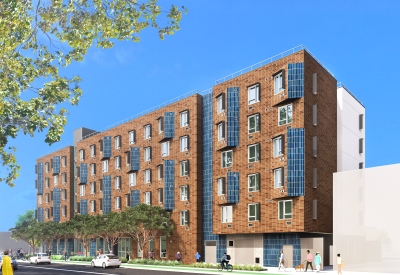 Exterior rendering for 1633 Valencia.