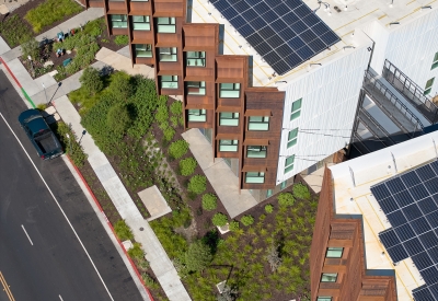 Aerial view of Blue Oak Landing.