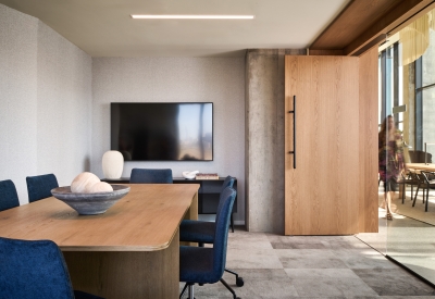 Private working space at Isle House on Treasure Island in San Francisco.