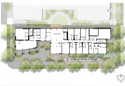 Site Plan for Africatown Plaza in Seattle, Washington.